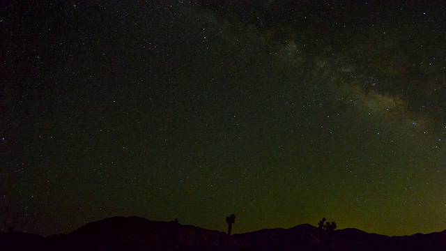 约书亚树时间流逝星星视频素材