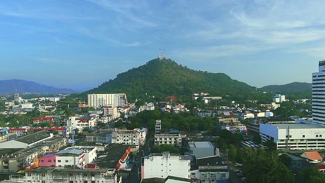 在普吉岛山的时间流逝视频素材