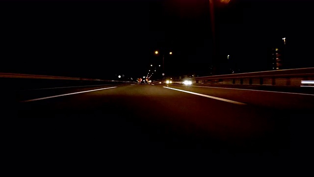 在高速公路上开车- 4K-视频素材