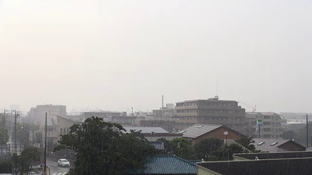 暴雨视频素材