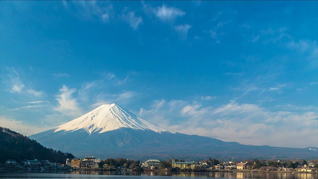 日本富士山。视频素材