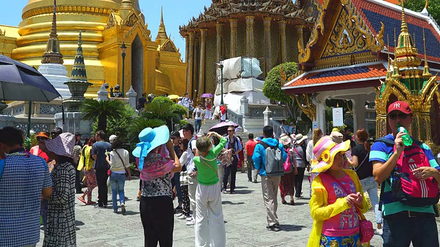 窟phra kaew视频素材