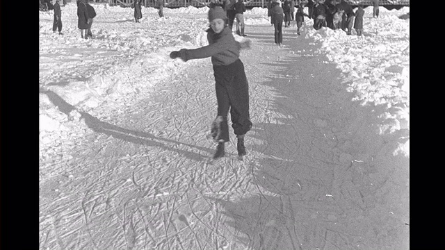 1930年的家庭电影视频素材