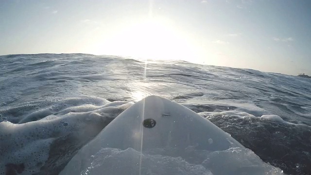 日落冲浪视频素材