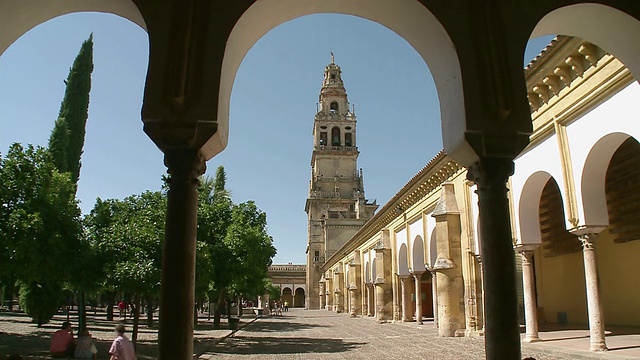 在View of Mezquita Catedral de CA³rdoba -科尔多瓦,安达卢西亚,西班牙视频素材