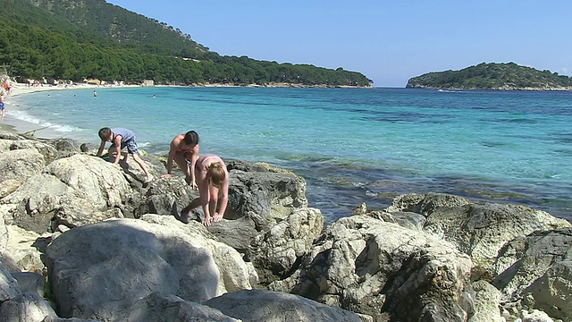 西班牙巴利阿里群岛，马略卡岛，波伦卡港视频素材