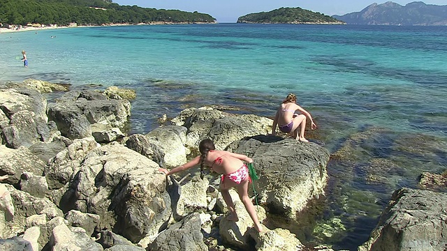 西班牙巴利阿里群岛，马略卡岛，波伦卡港视频素材