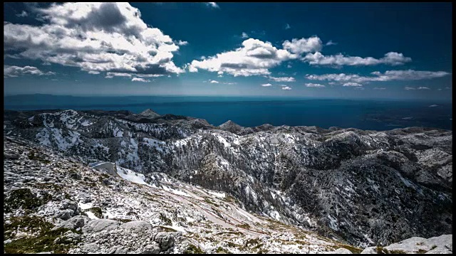 克罗地亚比奥科沃自然公园，迪纳尔山脉视频素材