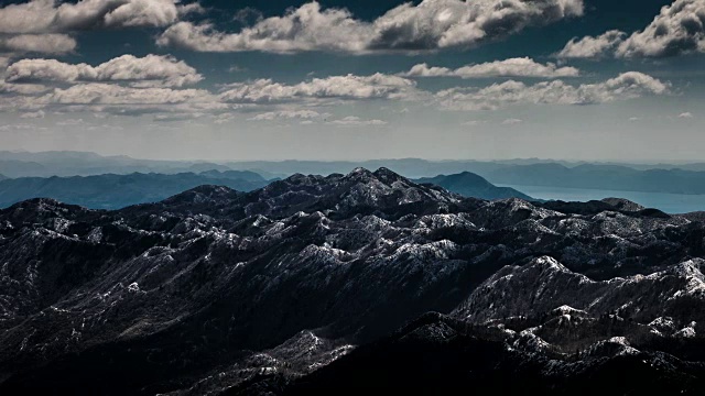 克罗地亚比奥科沃自然公园，迪纳尔山脉视频素材