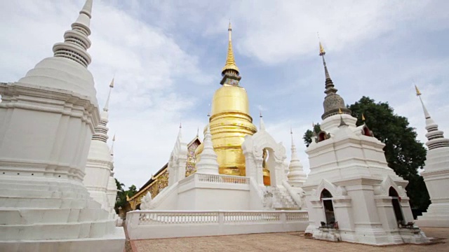 泰国著名的佛教寺庙宣道寺视频素材