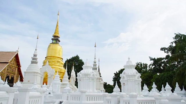 泰国清迈的宣道佛寺视频素材