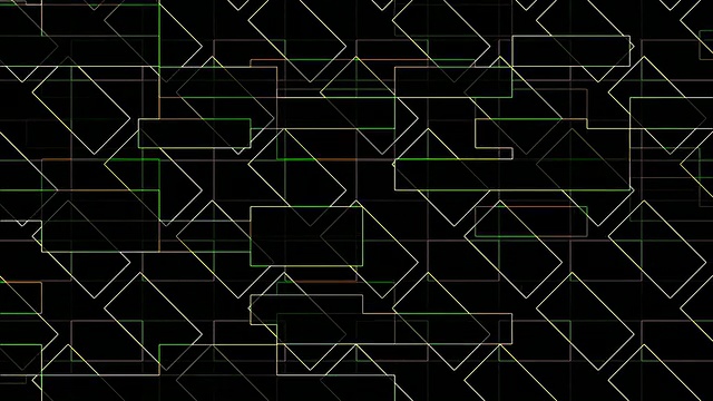 移动矩形loopable视频素材