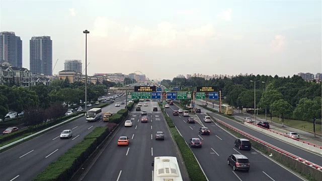 上海城市交通视频素材