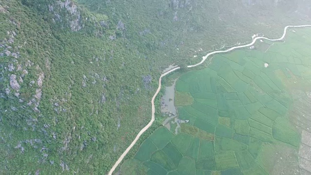 龙胜的稻田视频素材