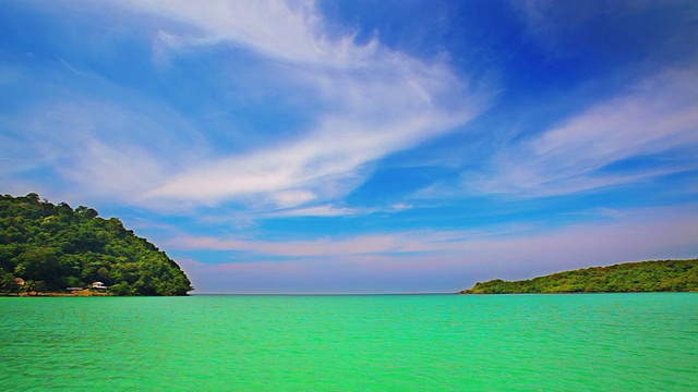 海和岛屿视频素材