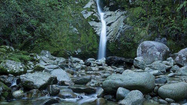 瀑布流水视频素材