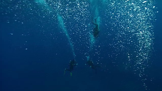 Scuba潜水者视频素材