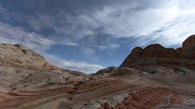 亚利桑那州白口袋的太空时光流逝视频素材