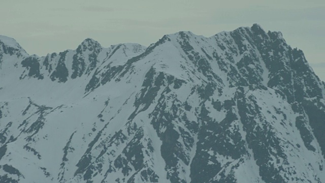 风景如画的雪山。视频素材