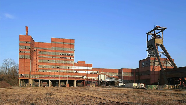 温德尔博物馆WS Building of Musee Les Mineurs / Petite Rosselle, Lorraine, France视频素材