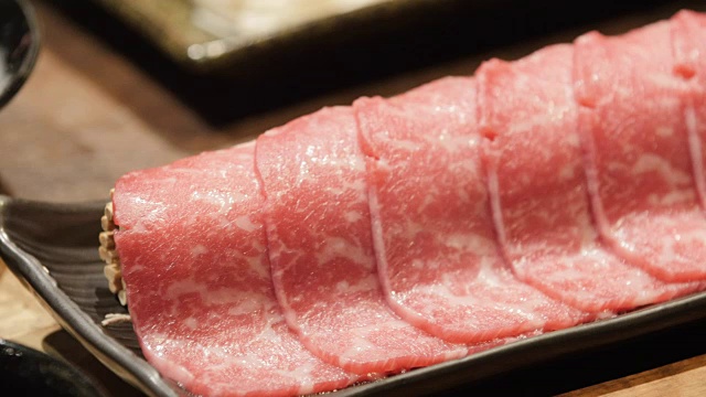 日本牛肉视频素材