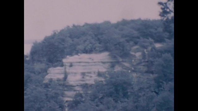 1957年大坝之旅视频素材