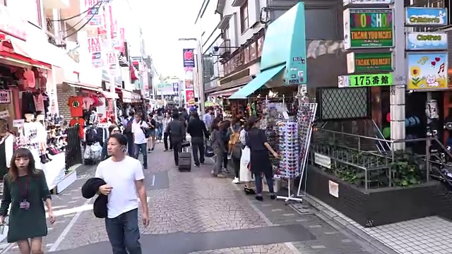 原宿竹下街视频素材