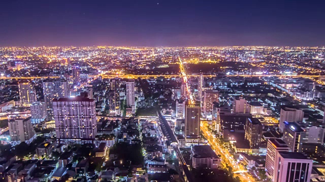 夜城时光流逝视频素材