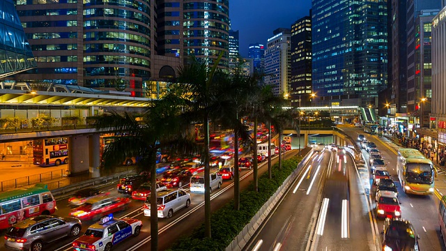 香港中央商务区视频素材