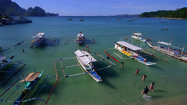 鸟巢湾视频素材