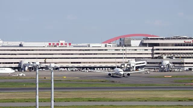 东京国际机场视频素材