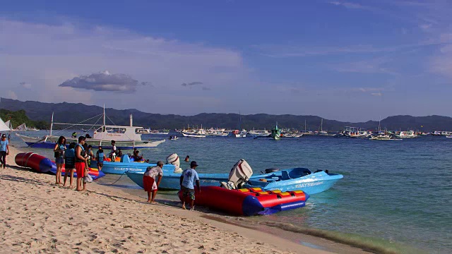 白色的海滩视频素材