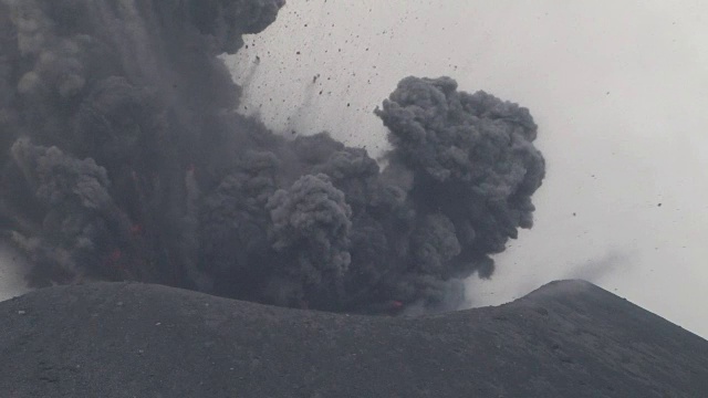 在喀拉喀托火山爆发视频下载