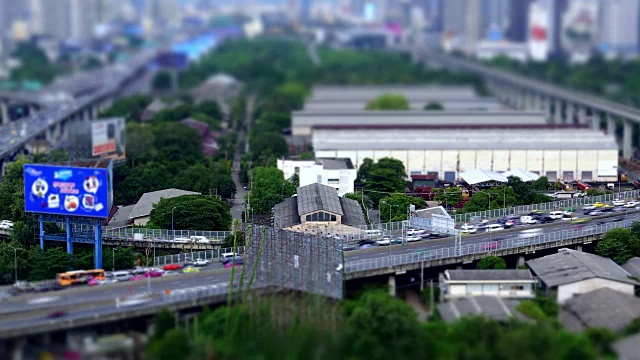 曼谷的小城市视频素材