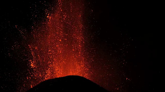 埃特纳火山paroxismal喷发视频下载