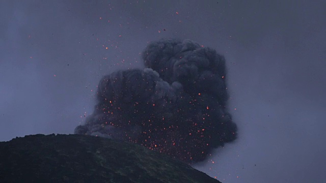 埃特纳火山视频素材