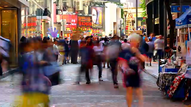 香港城市的延时交通视频素材