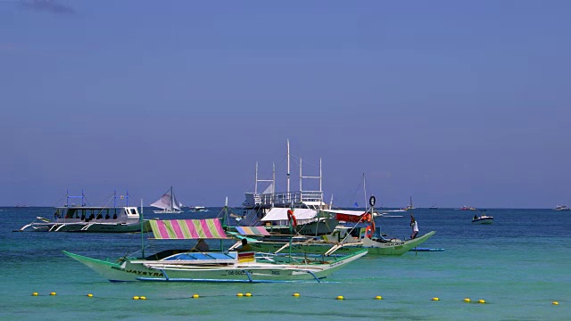 白色的海滩视频素材