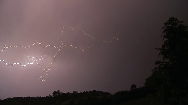 雷雨视频素材