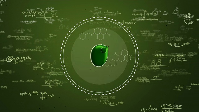 未知的化学元素视频素材