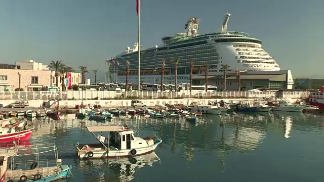 Marina and Cruise, Kusadasi，土耳其视频素材