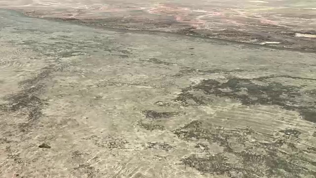 风景和池塘，Pamukkale，土耳其视频素材