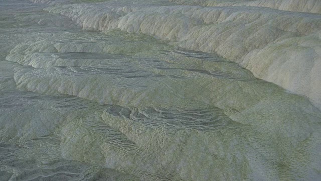 游客和露台，Pamukkale，土耳其视频素材