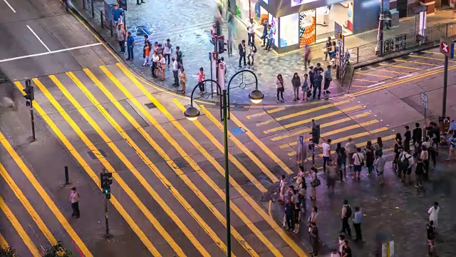 城市城市间隔拍摄视频素材