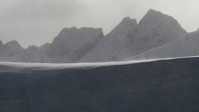 吹雪视频素材