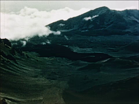 1950参观Haleakalā国家公园视频素材