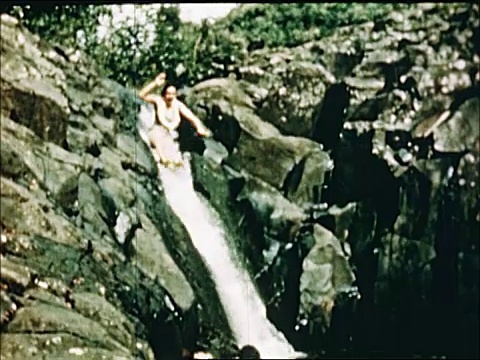 1950 .夏威夷的自然奇观视频素材