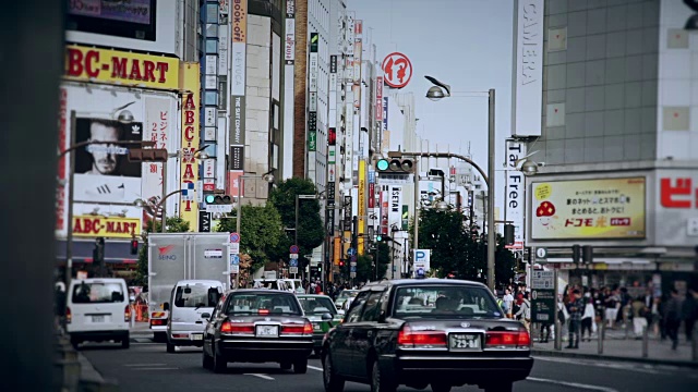 忙碌的日本街视频素材