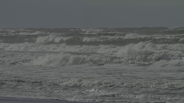 石刻滩浑水日本海日本kai视频素材