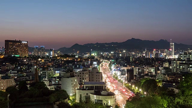 锦河洞的夜景视频素材